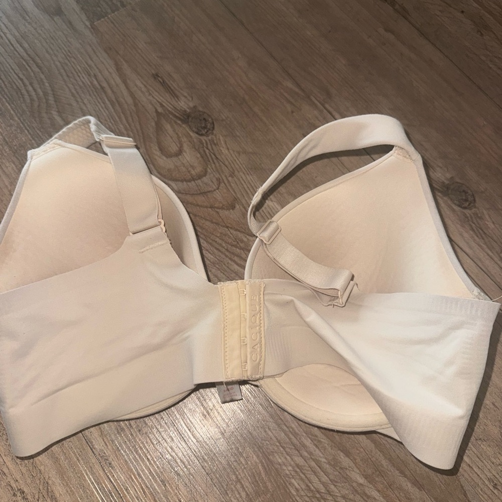 Lane Bryant Cacique Cream Bra Sz-34D - Picture 2 of 3